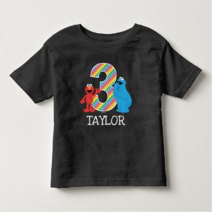 Sesamstraat Vrienden Chalkboard regenboogstraal 3r Kinder Shirts