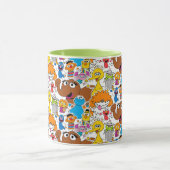 Sesamstraat Vrienden Doodley Pattern Mok (Midden)