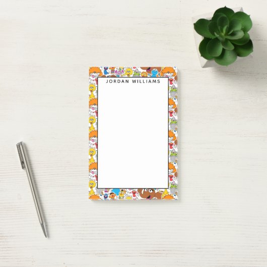 Sesamstraat Vrienden Doodley Pattern Post-it® Notes (Kantoor)