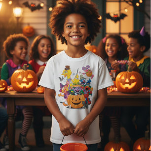 Sesamstraat Vrienden Happy Halloween T-shirt