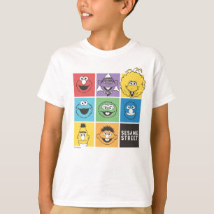 Sesamstraat Vrienden   Kleurblokken T-shirt