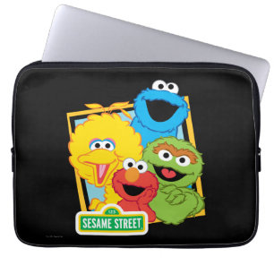 Sesamstraat Vrienden Laptop Sleeve