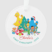 Sesamstraat Vrienden | Mijn eerste kerstfoto Ornament (voorkant)