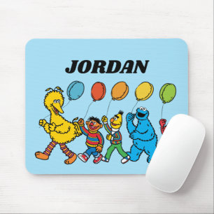 Sesamstraat Vrienden Partijballonnen Muismat
