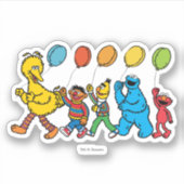 Sesamstraat Vrienden | Partijballonnen Sticker (Voorkant)