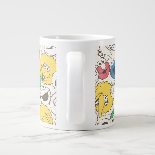 Sesamstraat Vrienden | patroon met grote kop (Achterkant)