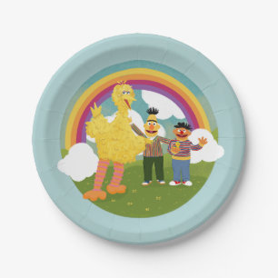  Sesamstraat Vrienden Rainbow Papieren Bordje