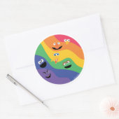 Sesamstraat Vrienden Regenboog Sticker (Envelop)