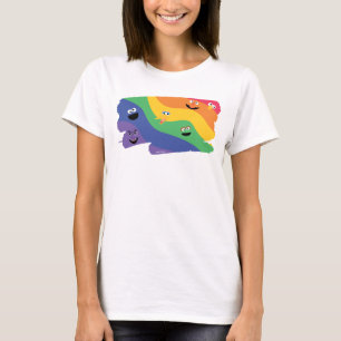 Sesamstraat Vrienden Regenboog T-shirt