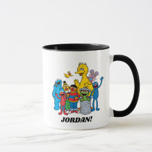 Sesamstraat Vrienden wachten Mok