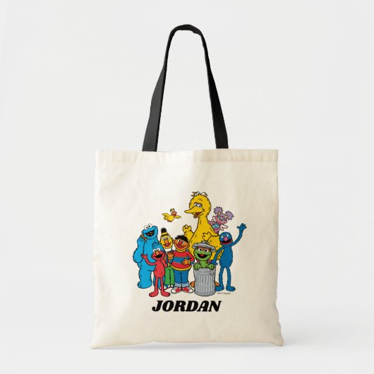 Sesamstraat Vrienden Wachten Tote Bag (Voorkant)