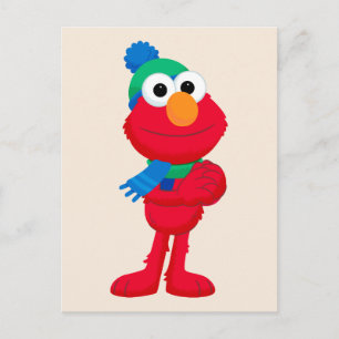 Sesamstraat   Winter Elmo Briefkaart