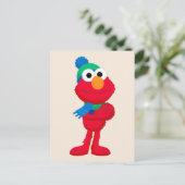 Sesamstraat | Winter Elmo Briefkaart (Staand voorkant)