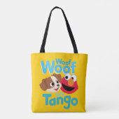 Sesamstraat | Wof Wof Woof Het is Tango & Elmo Draagtas (Achterkant)
