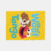 Sesamstraat | Wof Wof Woof Het is Tango & Elmo Fleece Deken (Voorkant (Horizontaal))