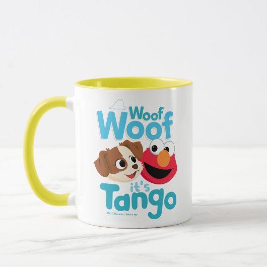 Sesamstraat | Wof Wof Woof Het is Tango & Elmo Mok (Links)
