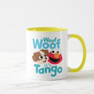 Sesamstraat Wof Wof Woof Het is Tango & Elmo Mok