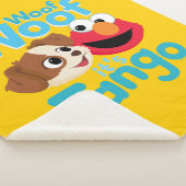 Sesamstraat | Wof Wof Woof Het is Tango & Elmo Sherpa Deken (3/4)