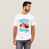 Sesamstraat | Wof Wof Woof Het is Tango & Elmo T-shirt (Voorkant volledig)