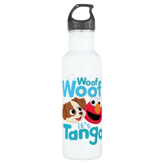Sesamstraat | Wof Wof Woof Het is Tango & Elmo Waterfles (Voorkant)