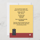 Session de jam - Invitation de fête d'anniversaire (Dos)