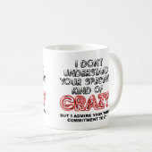 S'Est Engagé À Crazy Funny Mug Voyage Citations De (Devant droit)