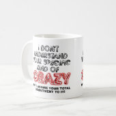 S'Est Engagé À Crazy Funny Mug Voyage Citations De (Devant gauche)