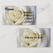 S'est levé le blanc, carte de profil (Devant / Derrière)