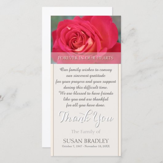 S'est levé pour toujours dans notre Merci de (Devant / Derrière)