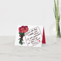 "S'est levé sont rouges…" Carte