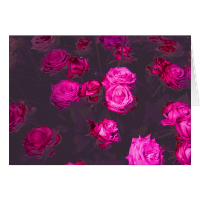 S'est levée la carte d'appel (Devant horizontal)