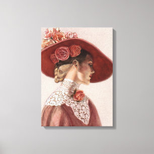 S'est levée la copie élégante de toile d'art de