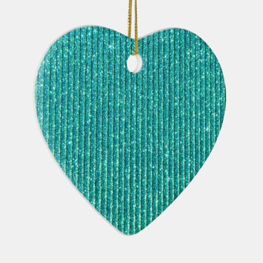 Sestive Keep Calm have Jouw tekst Turquoise Keramisch Ornament (Rechts)