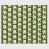 Sestive kerstcadeautje met kerstcadeautjes voor ke cadeaupapier (Vlak)