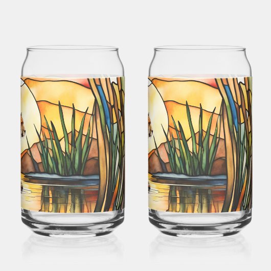 Set 0f 2 en verre teetah (Verso)