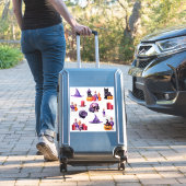 Set 1 Sticker en vinyle couleur Halloween personna (Valise Insitu)