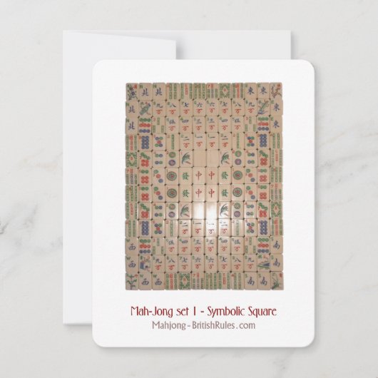 Set 1 – symbolisch vierkant – verklarende kaart (Voorkant)