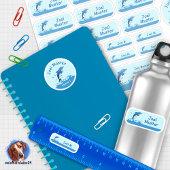 Set - 24 autocollants dauphins |