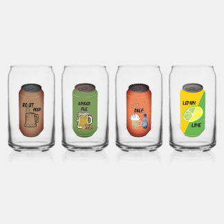 Set 2 "Soda" Drinkware Set Kan Glas