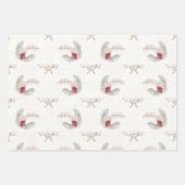 Set B, Hawaiian Style, kerstpapier Inpakpapier Vel (Voorkant)