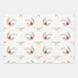 Set B, Hawaiian Style, kerstpapier Inpakpapier Vel