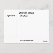 Set cadeau de carte à recette - Acheter l'entrée (Dos)