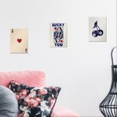 Set d'Art Mur Retro tendance, Poster Lucky You (Salon)