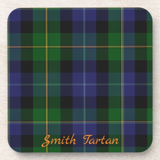 Set de dessous de verre en tartan Smith pour maria (Devant)