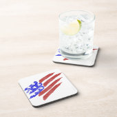 Set de dessous de verre patriotiques drapeau améri (Côté Droit)