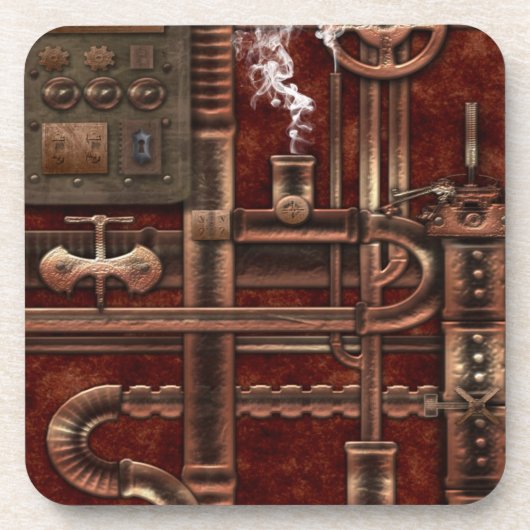 Set de dessous de verre Steampunk (Devant)