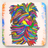 Set de dessous de verre Yorkie (Devant)