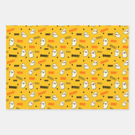 Set de hojas de papel de regalo Booo! Inpakpapier Vel