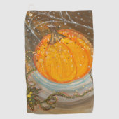 set de serviette de bain citrouille d'automne hall (Devant)