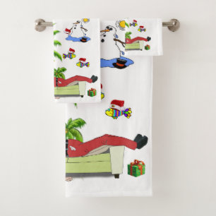 Set de serviettes de bain de Noël, Summer Beach Bu